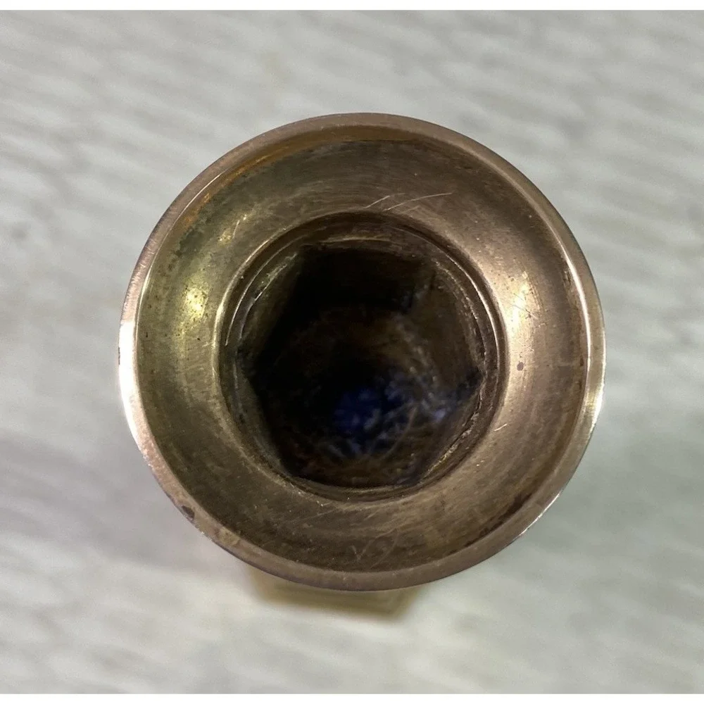 Candlestick Candle Holder Vintage Brass Metal Vintage Hand Made Copper‎ 9